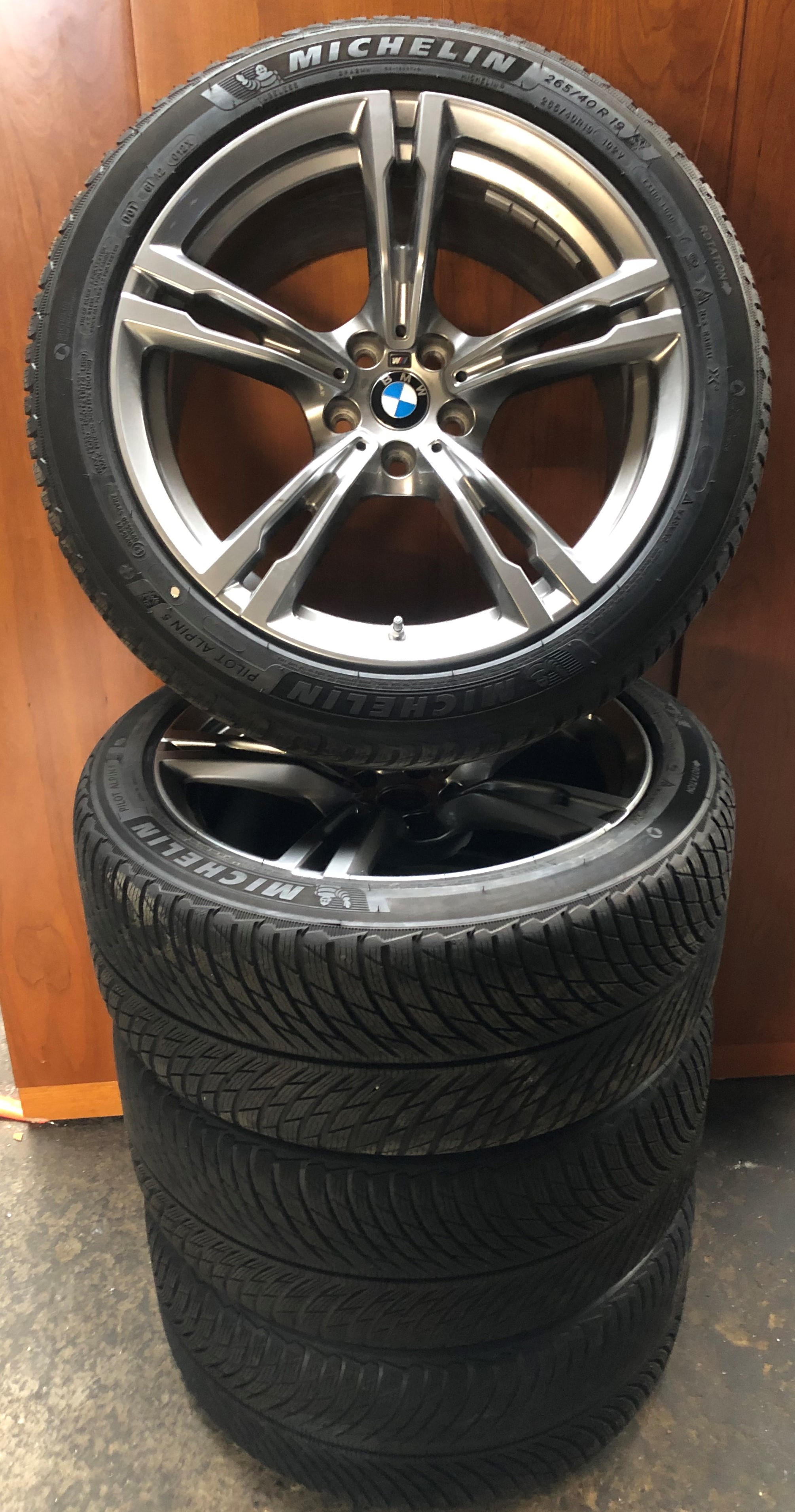 4 Orig BMW Winter Wheels Styling 705 M 265/40 R19 102V M5